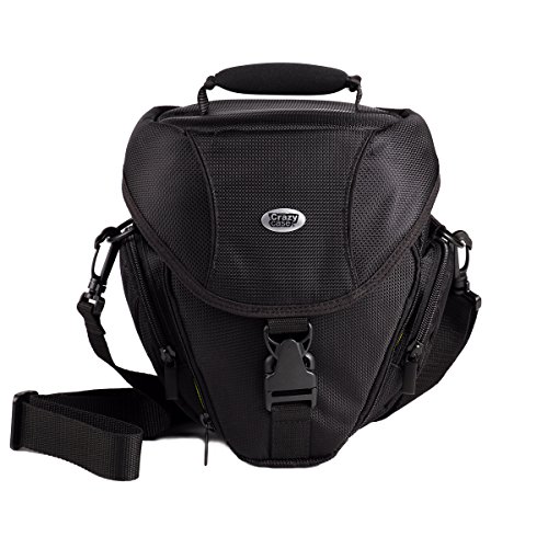 CrazyCase   Cybertech L Colt sacoche pour appareil photo reflex num  rique   SLR Camera Case en NOIR   JAUNE compatible avec  Canon EOS 5D Mark II  III  6D  7D  60D  70D  100D  650D  600D  700D  1100D  1200D  1DX  1DC   Nikon D610  D600  D800  D5300  D7000  D7100  D5100  D5200  D5300  D3100  D3200  D3300  D300S  Df  D4  D3X  D90   Sony Alpha A99  A77  A65  A58  A57  A55  A37  A380  A900  A3000  A5000  DSC-RX10  NEX-3N   Samsung Galaxy NX  NX20  NX30   PANASONIC G5  G6  GX7  GH4  GH3
