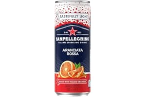 San Pellegrino Sparkling Drink Tastefully Light 12x330ml By Serendib (Blood Orange | Aranciata Rossa)