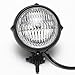 Generic Motorcycle Headlight Amber Light Lamp for Harley Bobber Chopper - black+clear RS.1630.00