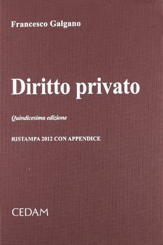 Diritto privato. Con appendice