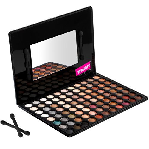 Beautify – 88 Hautfarben/Neutral Lidschatten Palette Make-Up Set Kit - 4