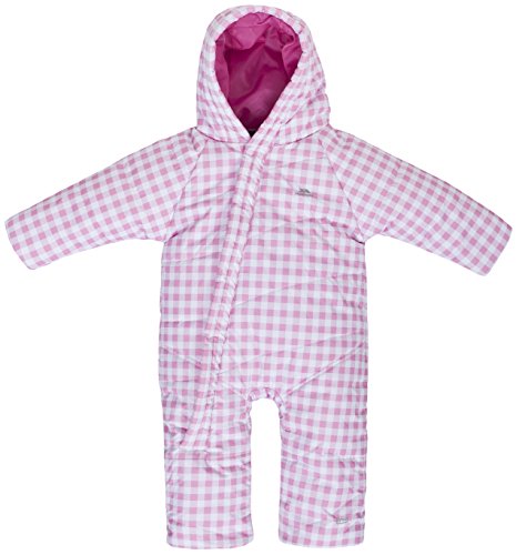 Trespass Gismo Ski Suit - Soft Pink Check, 18/24 months