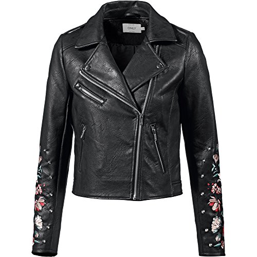 Preisvergleich Produktbild Only Damen Lederjacke schwarz 40
