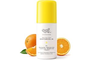 Chemist at Play Rozjaśniająca rolka na szyję, kolano i łokieć z 6% witaminą C+, kwasem hialuronowym, AHA, niacynamidem i ceramikami, pomaga zmniejszyć pigmentację i nawilża suchą skórę, 40 ml