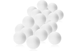 com-four® 24x Balles de Tennis de Table en Plastique ABS - balles de Tennis de Table de Taille Standard - balles de Jeu pour ping-Pong, Beer-Pong et Tennis de Table