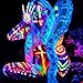Paint Glow UV Neon Face and Body Paint 10 ml - Pack of 6