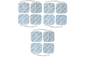 TENS Électrodes set de 12 électrodes auto-adhésives réutilisables de haute qualité 5cm x 5cm par Healthcare World