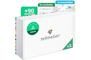 tellmeGen Test ADN Duo Starter (Rasgos - Ancestralidad - Wellness) Lo que el ADN dice sobre vosotros