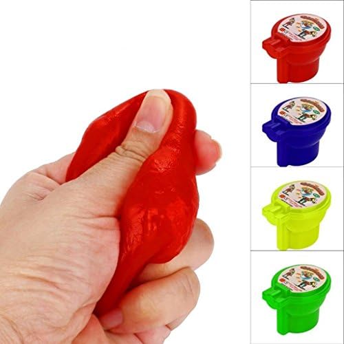 Swallowzy Closestool Noise Slime, 4 Pack Toilet Noise Putty Slime Fart Mud Tricky Toy Anti Anxiety Scented Stress Relief Sludge Toy