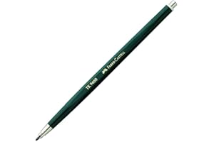 Faber-Castell 139420 - Matita a scatto TK 9400, spessore mina: 2 mm, grado di durezza: HB, colore fusto: verde, 1 pz.