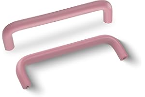 SPDYCESS 4 Sztuk Uchwyty do Szafek Aluminium 96mm Metal Uchwytów do Drzwi ze Śrubami Gałki do Szuflad dla Garderoby Kuchnia Meblowe