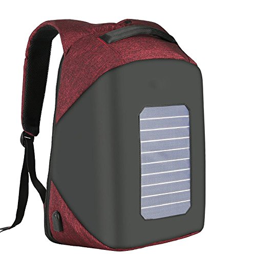 Preisvergleich Produktbild Axiba Solar-Ladegerät Rucksack männlichen Anti-Diebstahl-Laptop-Tasche wasserdicht doppelte Umhängetasche Schüler Reisetasche