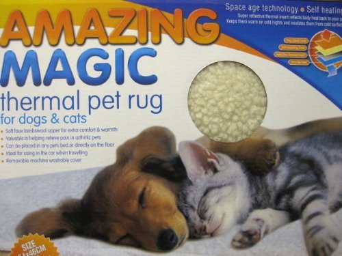AMAZING-MAGIC-THERMAL-PET-RUG-DOGS-CATS-SELF-HEATING-WASHABLE-TRAVELLING-64-X-46cm-FREE-SHIPPING