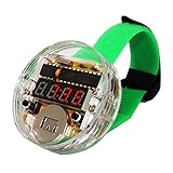 KKmoon SCM wunderbar transparenten LED-Uhr DIY LED-Digital-Rohr zu beobachten elektronische Uhr DIY-Kit [Parallelimportware]
