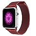 Produktbild YOUKESI Compatible Apple Watch Armband 38mm, Milanaise Schlaufe Edelstahl Armbänder Series 3/2 / 1, Sport, Edition, Nike+ (rot 42mm)