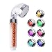 Produktbild LED Duschkopf Filtration Duschkopf Handdusche Kopf Sprühen Ionenfilter 3 Modi Mit Negativ Ionen Mineral Ball Filter Chrom Handbrausen Hoher Druck Spa Negative Ionen Trockene Haut Und Haare Vermeiden