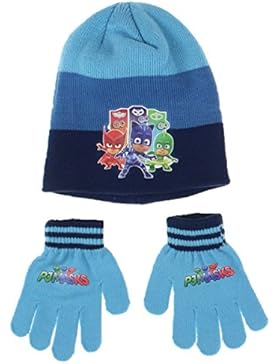 PJ Masks Superpigiamini Jungen Schal & Handschuh-Set