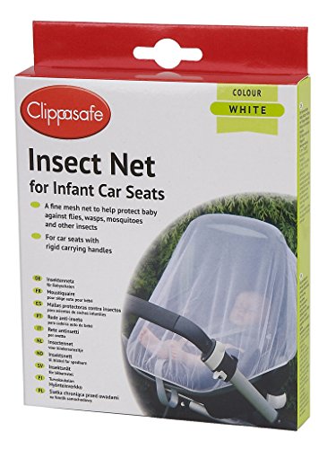 Clippasafe Insektennetz Schutznetz für die Babyschale im Auto