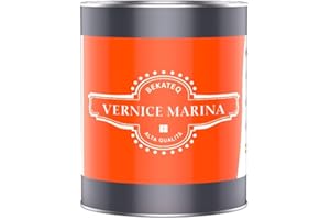 BEKATEQ BE-400 Vernice marina trasparente 1l lucido I Vernice per legno, imbarcazioni, mobili, scale I Vernice per parquet altamente durevole e resistente alle intemperie I Per interno ed esterno