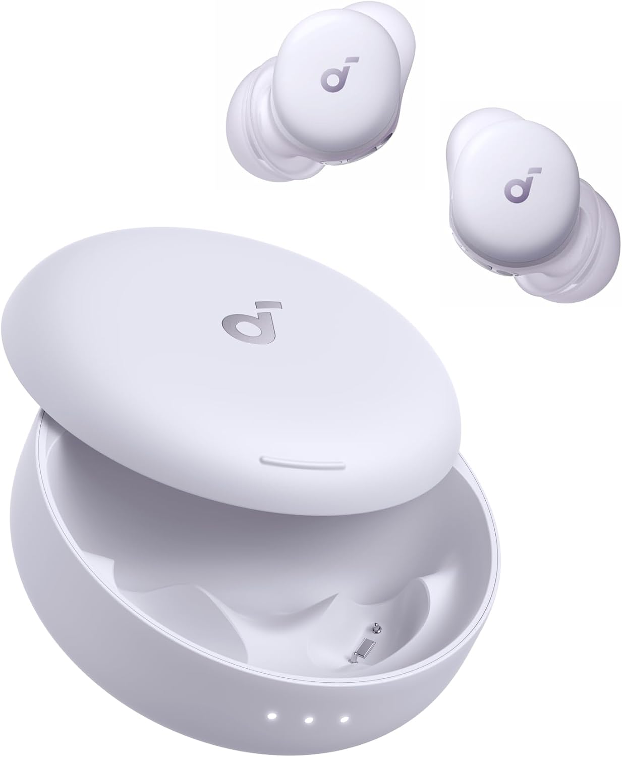 soundcore Sleep A30 by Anker, Sleep Earbuds, Active Noise Cancellation, Passive Noise Cancellation, Adaptive Snore Masking, Extensive Sleep Audio Library, Comfortable for Side Sleepers, 10H Battery