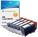 Produktbild 5 XXL Premium PGI-580/CLI-581 XXL Druckerpatronen für Canon Pixma TR7550 TR8550 TS6150 TS6151 TS8150 TS8151 TS8152 TS9150 TS9155 | PGI-580PGBK XXL CLI-581BK XXL CLI-581C XXL CLI-581M XXL CLI-581Y XXL