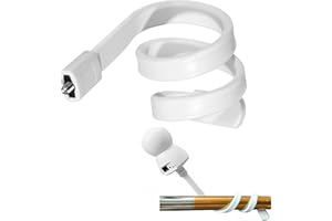 BUYSOW Supporto Baby Monitor de Caméra Bébé, Universal Support Babyphone Camera Flexible avec Trou Fileté 1/4, Supporto Universale Baby Monitor per Fotocamera per Bambini Facile Installazione (Blanc)