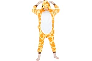 WDRHC Unisex Niños Unicornio Pijamas la Ropa de Noche del Traje Onesie 3D Novedad Mono Stitch Cartoon Animal Cosplay Disfraces Mascotas Carnaval Navidad Ropa especializada para Niños Niñas