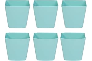 BOMKEE Portavasos colgante, paquete de 6 accesorios para carrito rodante y cesta de almacenamiento