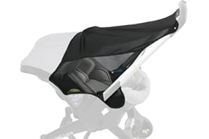 Cysocool Snap-on Sonnensegel Sonnendach Kompatibel mit Doona Kinderwagen, UV Schutz 50+ Babyschale Verdeck Sonnenschutz Einschlafhilfe & Hautschutz