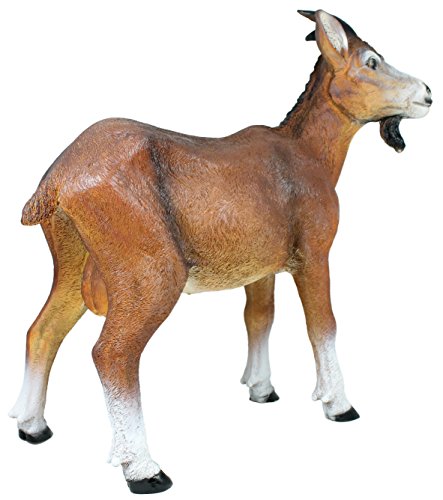 Dekofigur Geißbock Ziege „Bruce“ Gartenfigur Tierfigur Dekoration Garten - 4