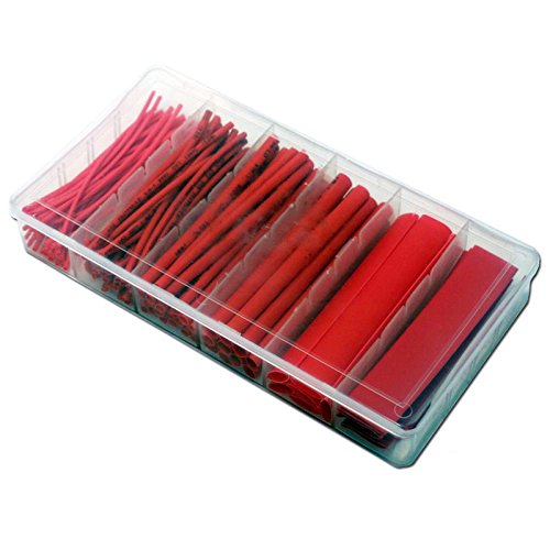 McDrill Schrumpfschlauch-Set 100-teilig, rot, 10cm lang