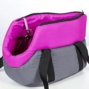 Transporttasche, Tragetasche,Transportbox, weich und bequem, für Haustiere, kleine Hunde und Katzen, pink