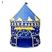 Produktbild 0Miaxudh Zelt Spielzeug, tragbare Faltbare Prinzessin Castle Zelt Spielhaus Kinder Outdoor Indoor Spielzeug Geschenke - Blau