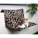 FamilyZoo ® | Liegemulde für Heizkörper | Plüsch Giraffe |48 × 26 × 30 cm, Hängematte