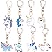 Produktbild Bobopai Unicorn Party Favor Keychains Keyring, 8 Pack Alloy Door Car Key Chain Birthday Party Favors Supplies for Kids Girls (8 Pack)
