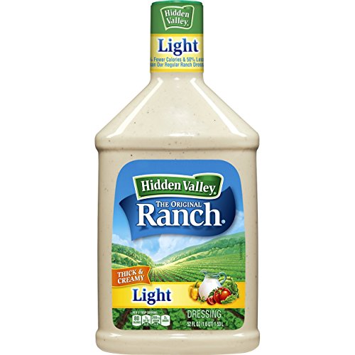 Light : Hidden Valley Original Ranch Dressing, Light, 52 Ounces