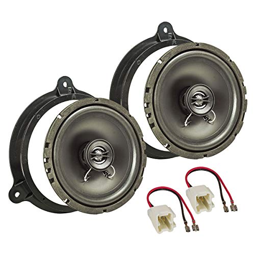 tomzz Audio 4009-000 Kit de Montage de Haut-Parleur pour Dacia Sandero II à partir de 2012 Lodgy à partir de 2012 Dokker à partir de 2012 Porte Avant 165 mm
