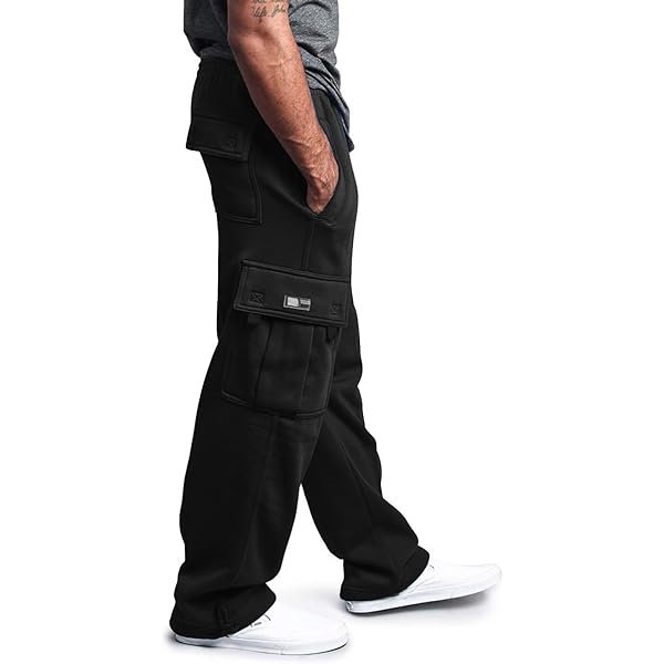 Pantaloni da trekking da uomo, foderati in pile, impermeabili, ad asciugatura rapida, pantaloni da sci invernali con cerniera, pantaloni da pesca casual con tasche, A# Nero, S