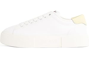 Tommy Jeans Donna Sneakers in Tela Flatform Eleganti