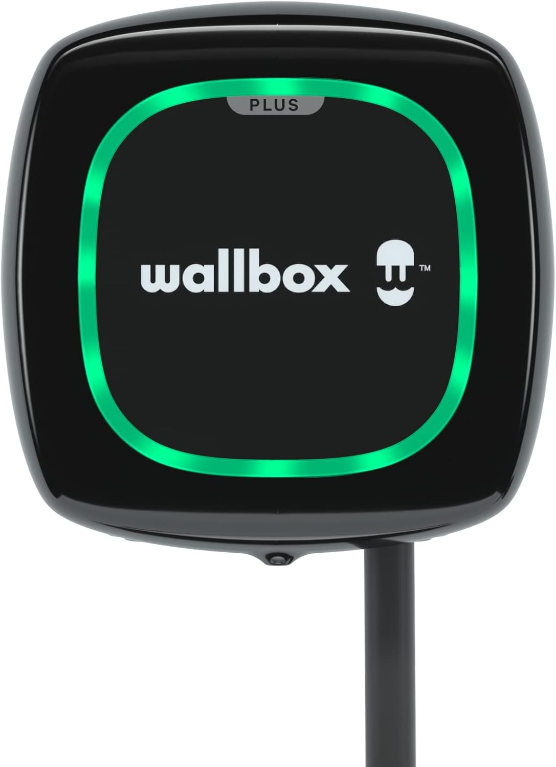 Wallbox Pulsar Plus - Cargador de vehiculo electrico (7.4kW de Potencia, Cable de 5 Metros, Conector Tipo 2, WiFi, Bluetooth, OCPP, Interior/Exterior)