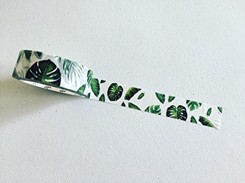Monstera Swiss Cheese Plant Washi Crafting Tape