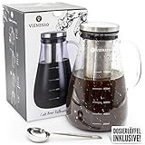 4 en 1: ya sea para el café con hielo, té helado, infusor de frutas o simplemente como elegante jarra de agua, las posibilidades de aplicación son variadas. La limpieza se puede realizar con la mano y también con el lavavajillas.