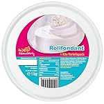 Rollfondant Weiß 1 Kg inkl. Vorratsdose