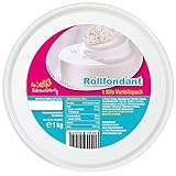 Fondant Weiß HOCHWERTIG - TORTENDEKO Rollfondant Weiß von...