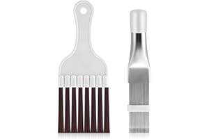 XURJUMI 2 Stück Lamellenkamm,Kondensator Kamm Trockner,Bürste Für Klimaanlage Reiniger,Reinigung Reinigungsbürste,Wärmepumpentrockner,Kondensatoren Edelstahl Heizkörper,Klimaanlagen