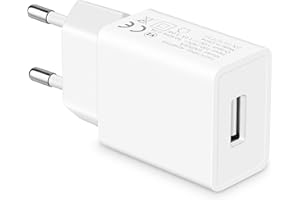 ‎MATAUMAHI MatauMahi 5V1A USB Ładowarka (Biały), 5W USB Zasilacz, Wtyczka USB, Adapter do Telefonów Komórkowych, Tabletów, Powerbanki, Słuchawki Bluetooth, Smartbands i Innych Urządzeń z Interfejsem USB