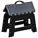 Produktbild TRITTHOCKER KLAPPTRITT KLAPPHOCKER TRITTSTUFE faltbar Kunststoff 35x22x27schwarz