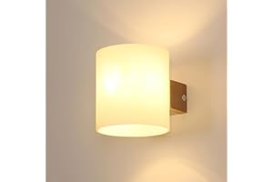 Tealight Aplique Pared Interior, Lampara da Pared Madera, E27 Iluminación Interior Luz de Pared para Dormitorio, Pasillo, Escaleras, Salón (Bombilla no incluida)