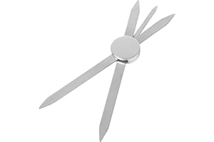 POHOVE Pochoir Sourcil Règle Pour Microblading Sourcil Mesure, Sourcil Cartographie Règle, Positionnement Équilibre Sourcil Maquillage Étrier Acier Inoxydable Fibonacci Jauge Outils