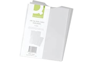 Q-Connect Card Holder Polypropylene A6 (Pack of 100) KF01949